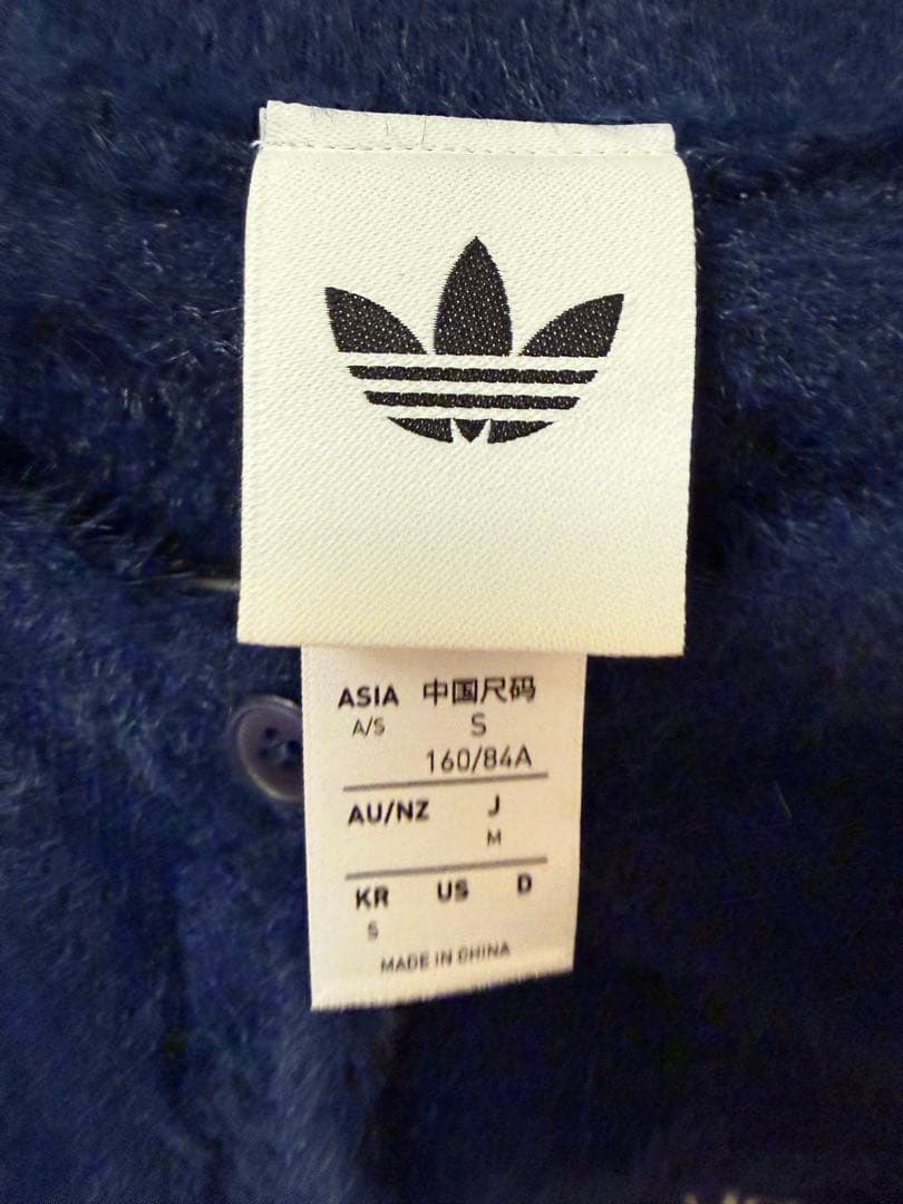 adidas originals フラッフィー ニット カーディガン M