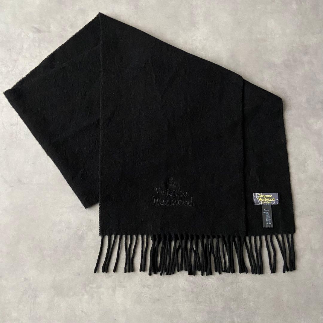 Vivienne Westwood マフラー オーブ ロゴ刺繍 y2k CE06