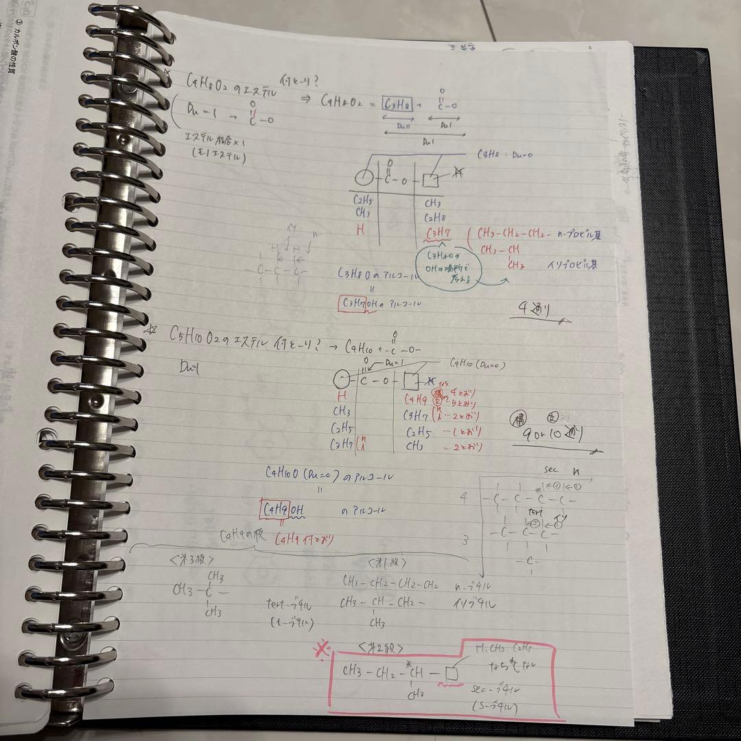 駿台　山下化学　サブノート　理論有機全分野