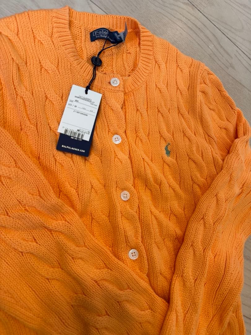 POLO RALPH LAUREN カーディガン　オレンジ
