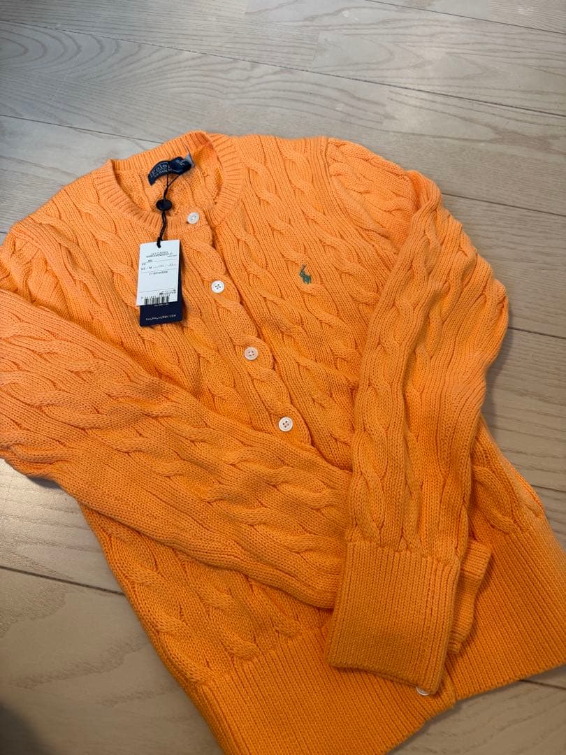 POLO RALPH LAUREN カーディガン　オレンジ