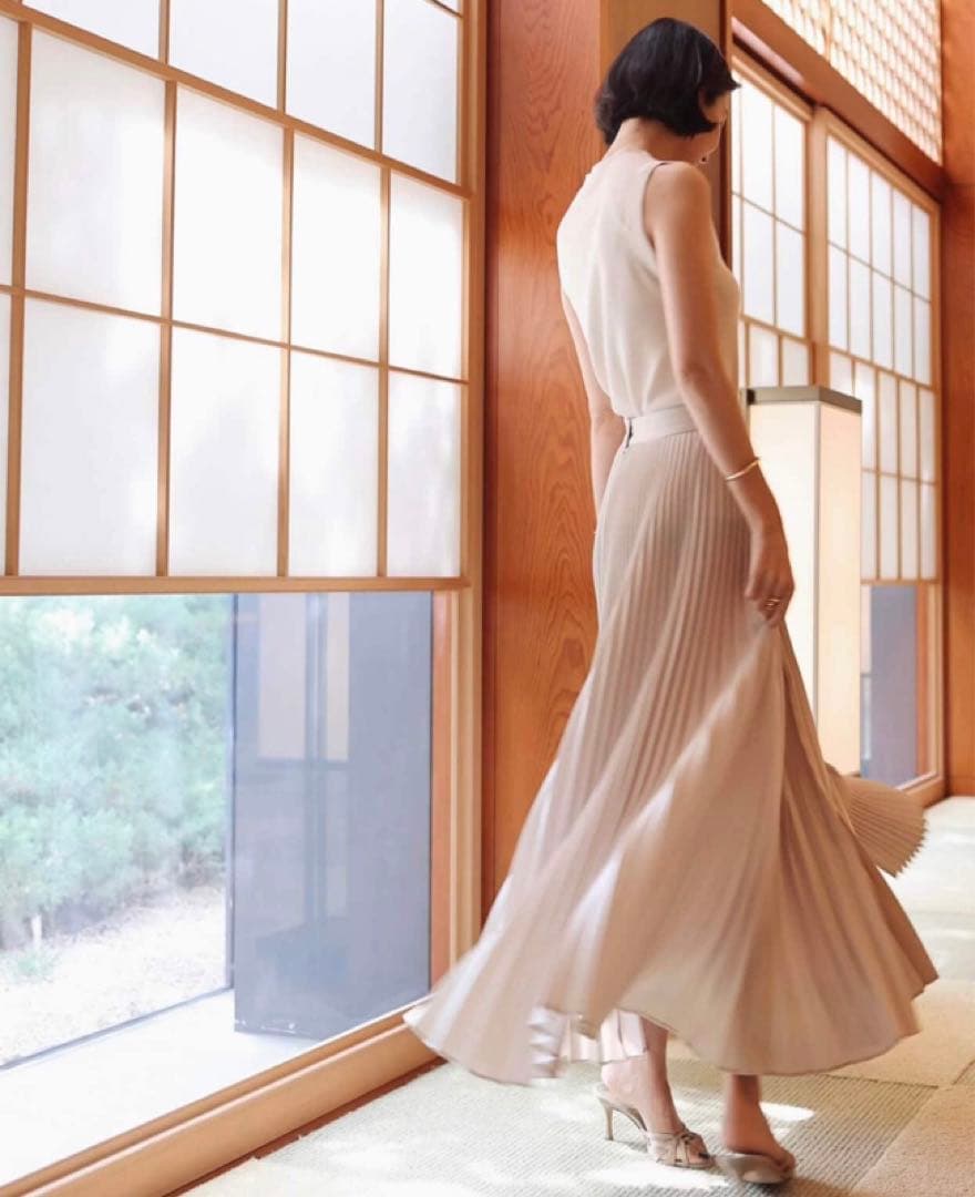 新品　未使用　タグ付き　エストネーション　COLUMN プリーツスカート