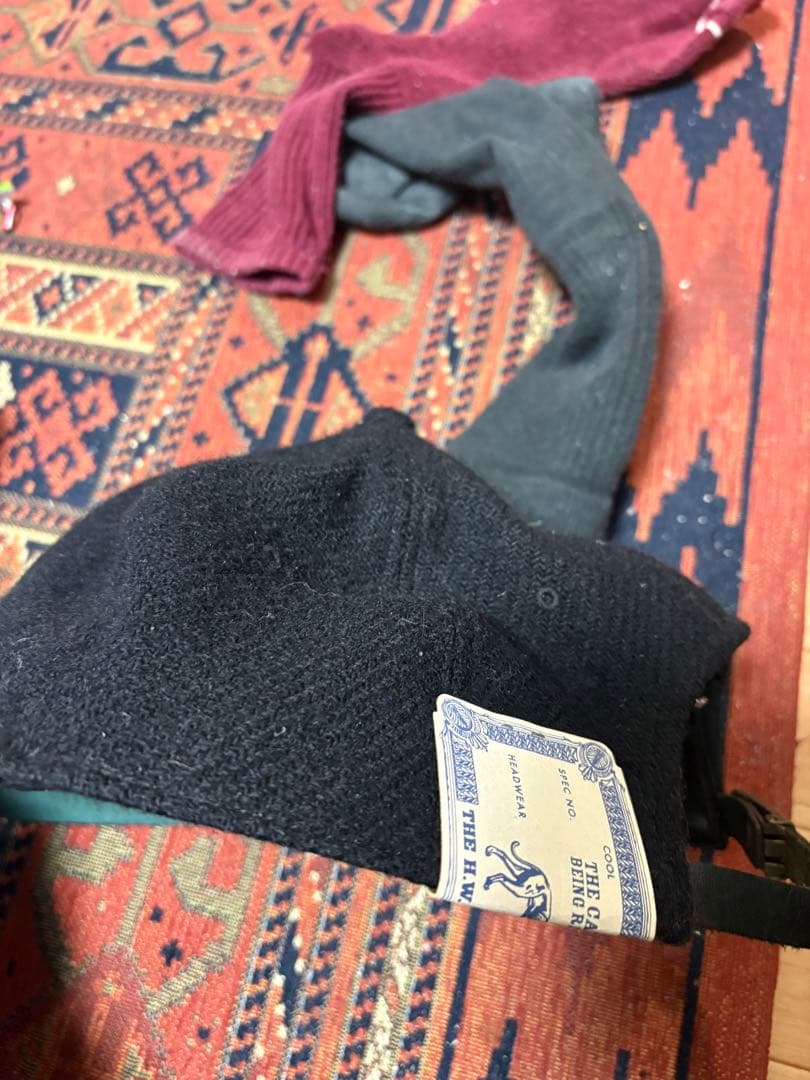THE H.W.DOG&CO.ウールキャップ dロゴ