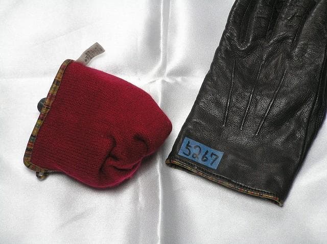 円熟した大人の手元に映えるポールスミス Paul Smithカシミヤ本革グローブ