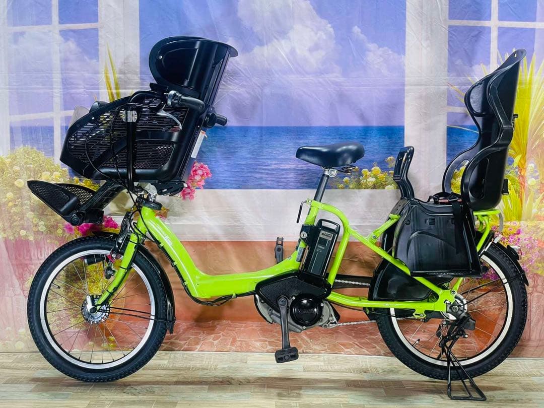 パスキス12AH⭐️人気モデル！ヤマハ子供乗せ電動アシスト自転車Y3292
