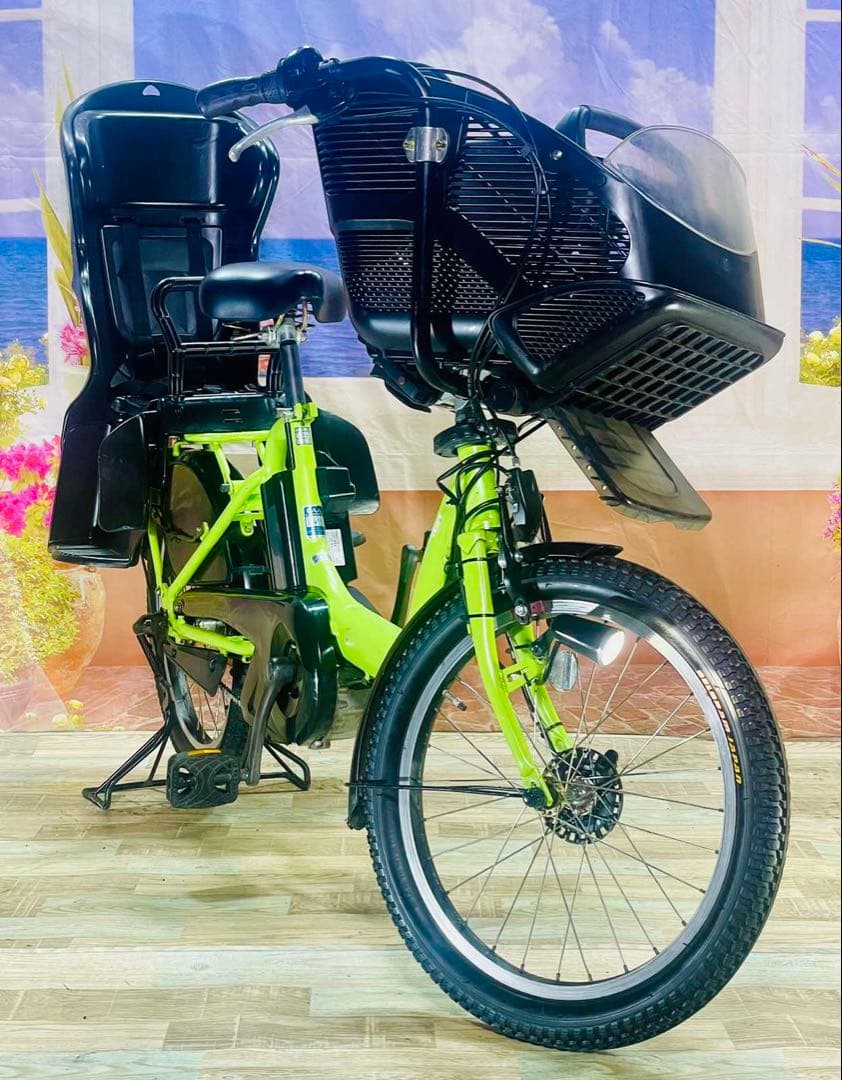 パスキス12AH⭐️人気モデル！ヤマハ子供乗せ電動アシスト自転車Y3292