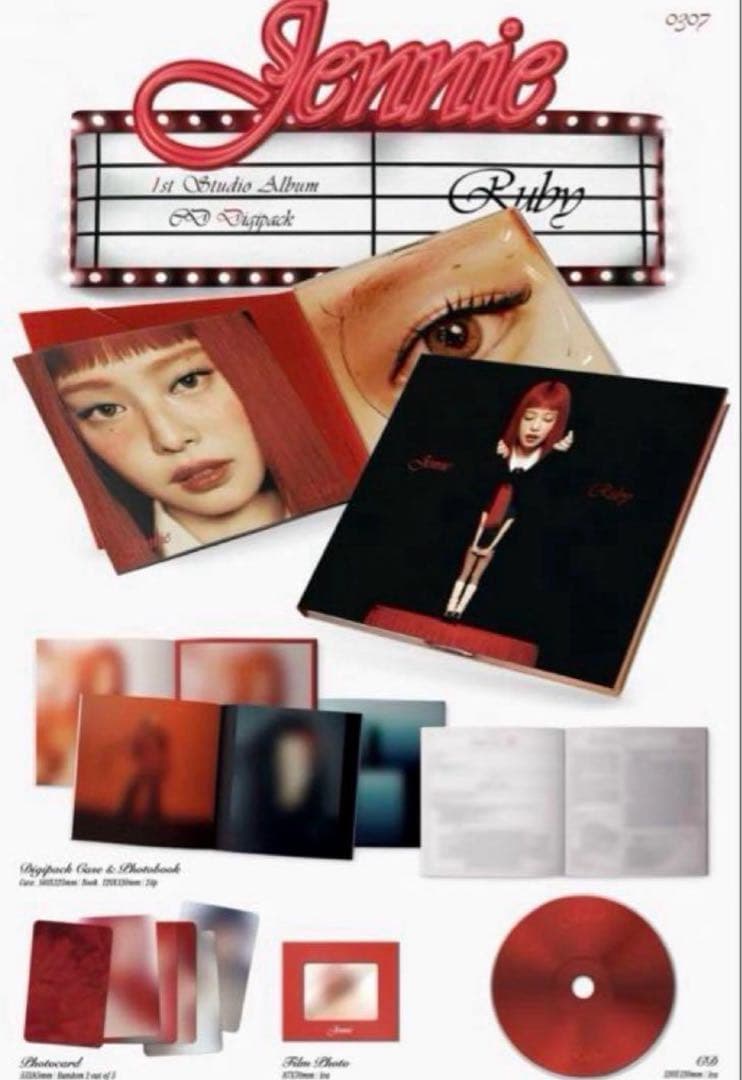 K-POP・アジア Jennie Ruby 1st Studio Album CD