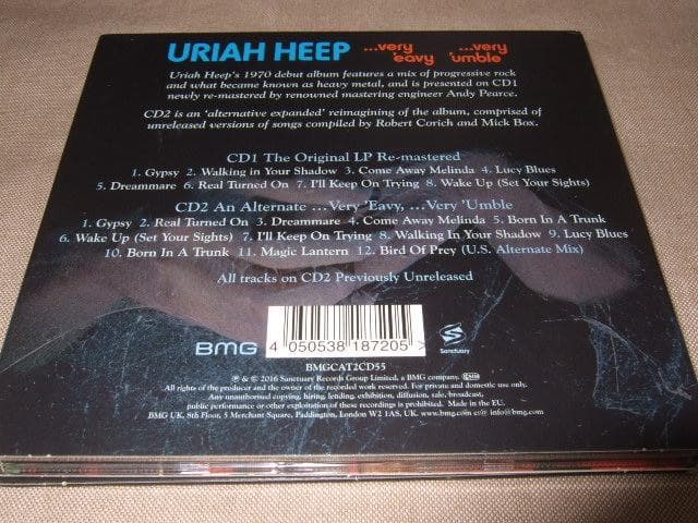 URIAH HEEP,直筆サイン入り,新品,2CD,ユーライア・ヒープ