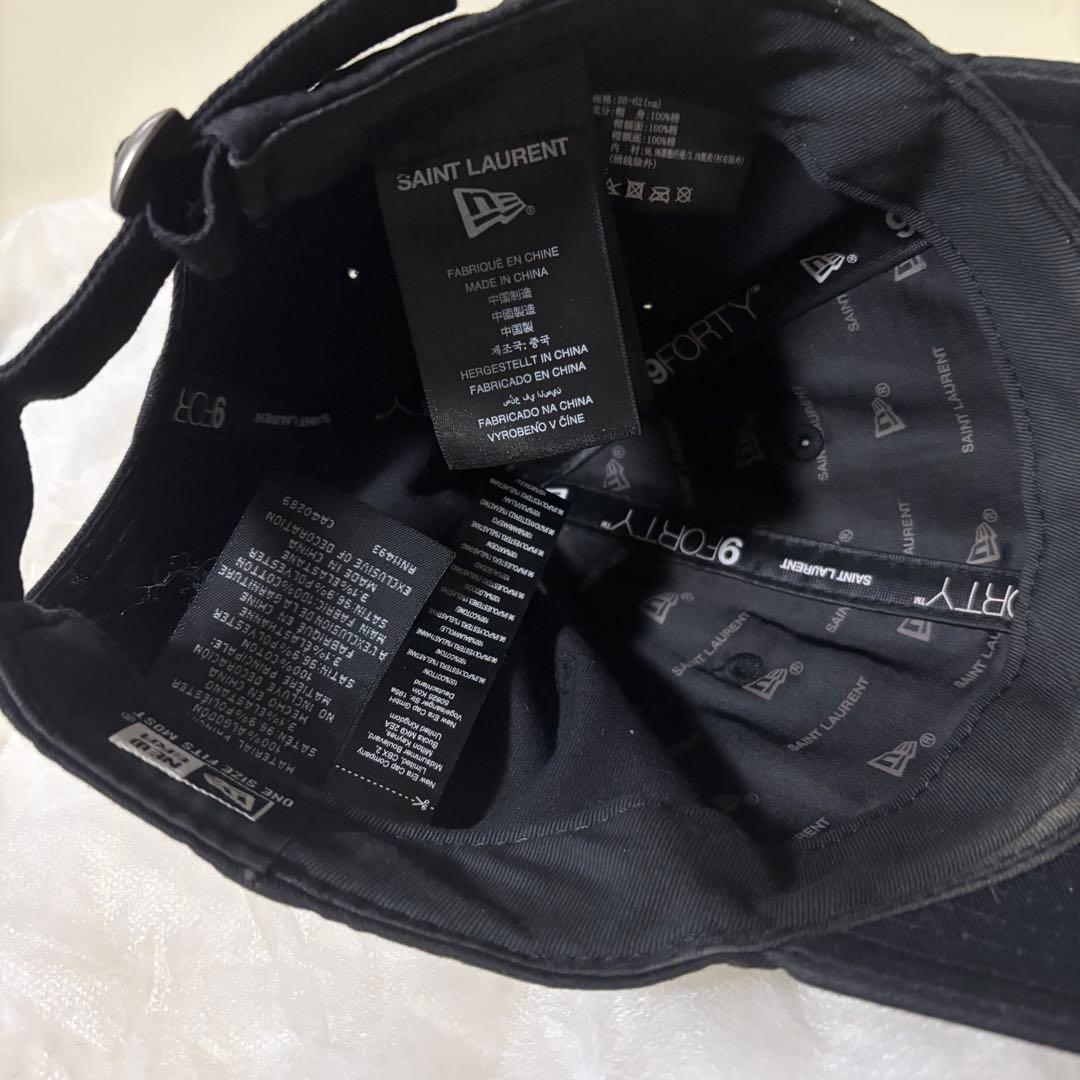 ニューエラ×SAINT LAURENT NEW ERA キャップ　ケリングタグ
