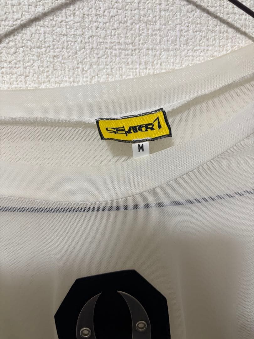 sektor1 ギミック Tシャツ メッシュ サイバー パンク Y2K Y3K