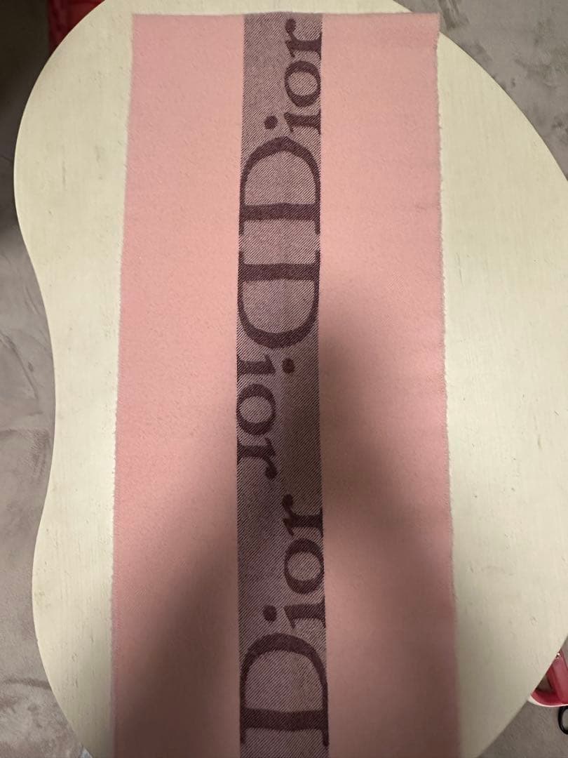 Christian Dior ピンクマフラー
