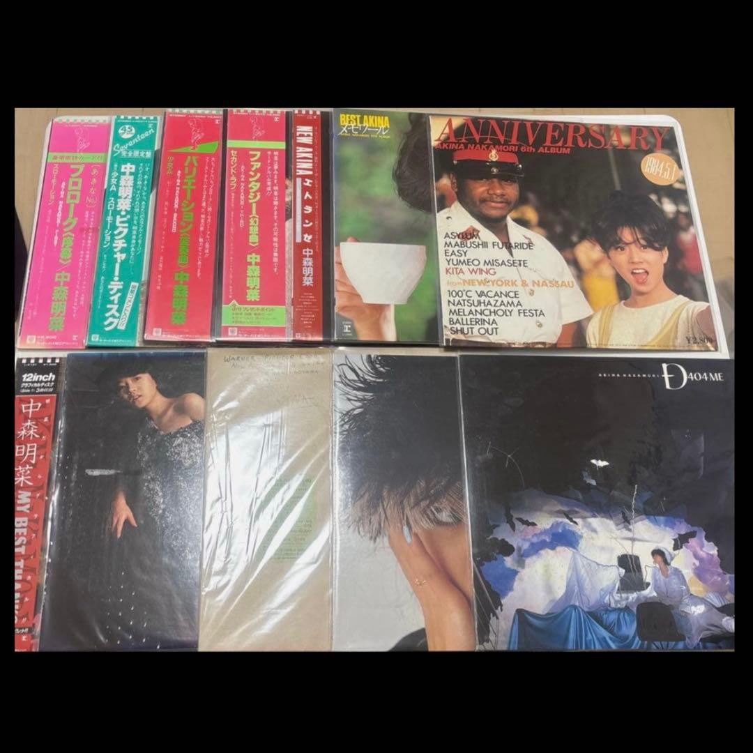 中森明菜　LP レコード　12枚　1982〜85年