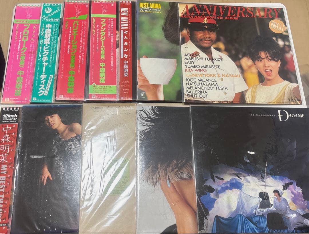 中森明菜　LP レコード　12枚　1982〜85年