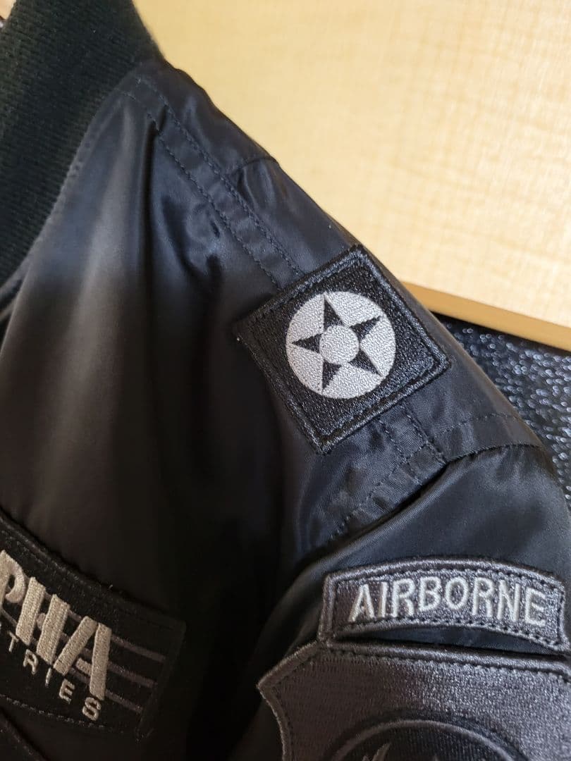 アルファ ALPHA U.S. ALPHA FORCES MA-1 フルパッチ