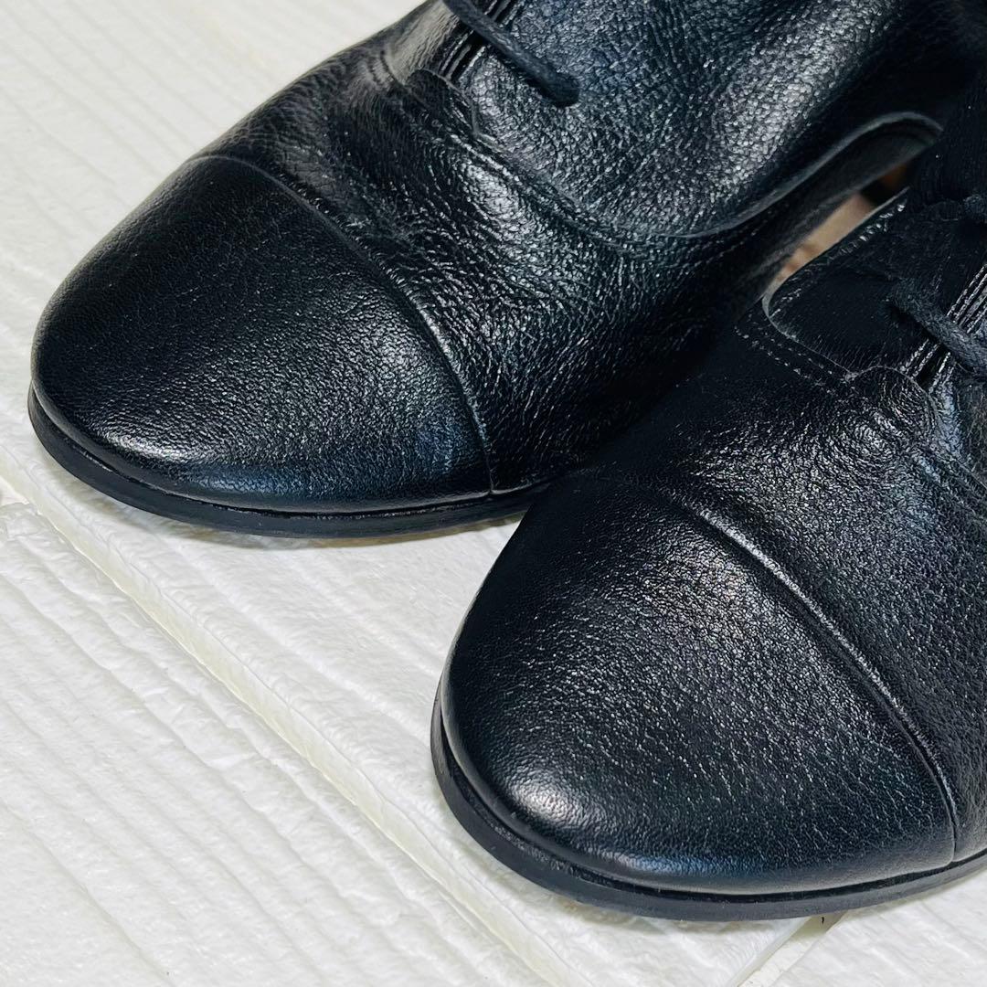 repetto レペット レースアップショートブーツ 黒 36 本革 23cm