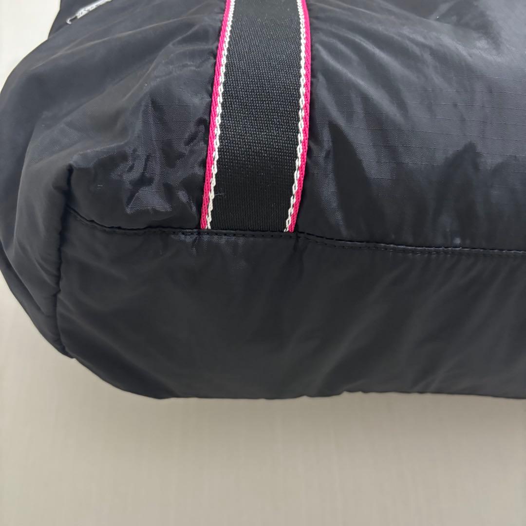 【極美品】LeSportsac レスポートサック 黒×ピンク トートバッグ