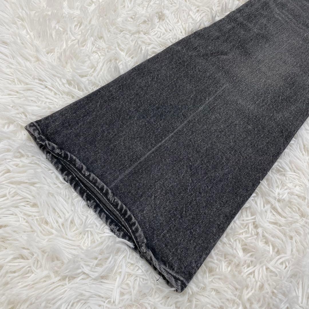 MVS BLACK FLARE(L) ロング　デニム　27インチ