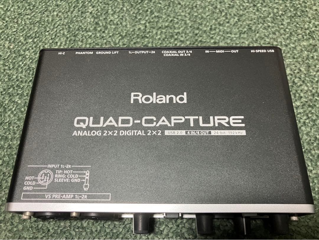 Roland QUAD-CAPTURE オーディオインターフェイス