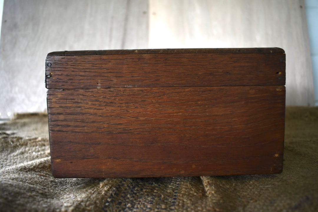 French vintage 木箱　ソーイングボックス　古道具　ブロカント