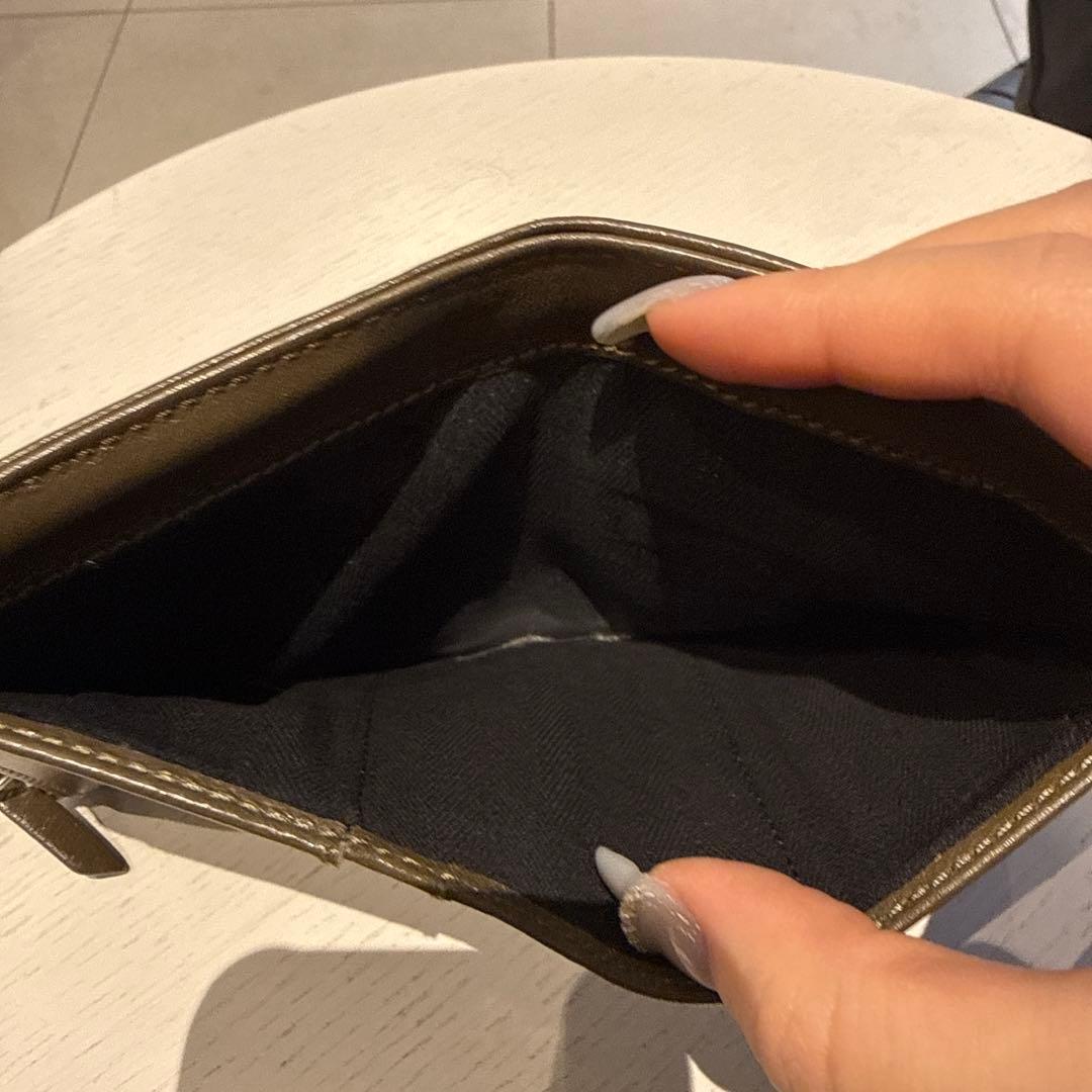 AMI PARIS 財布 スムースレザー カーキ
