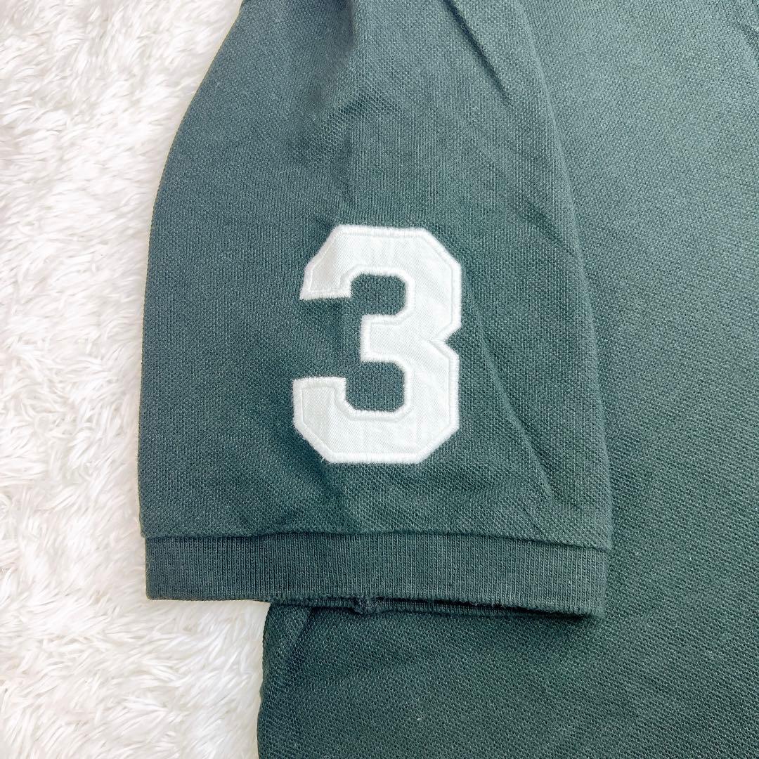 ポロラルフローレン ポロシャツ ブラック L ビッグポニー 白刺繍 y2k