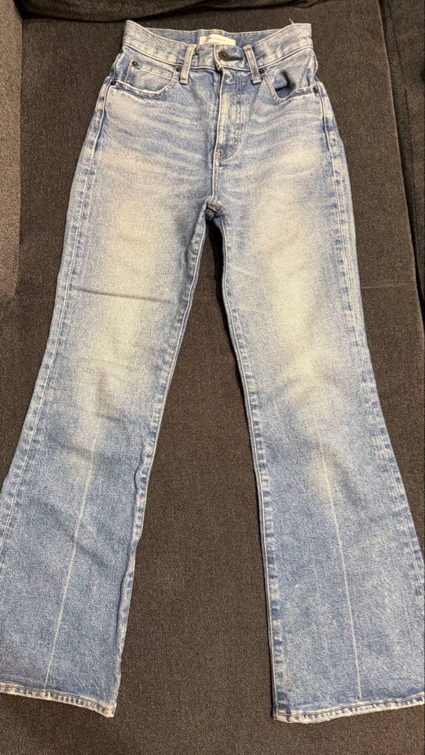 MOUSSY MVS FLARE デニム　ブルー　24インチ