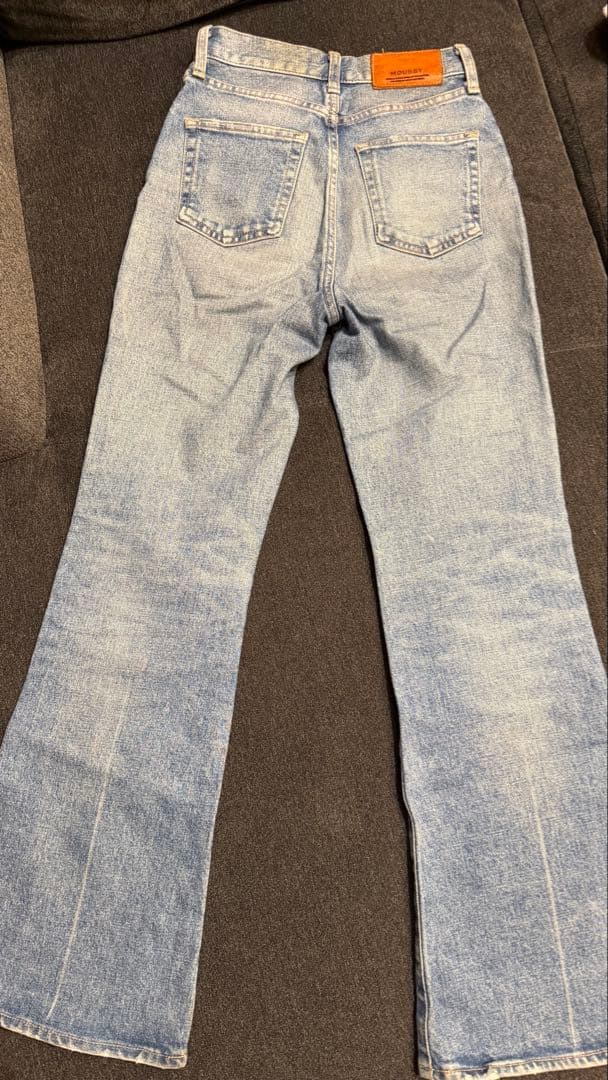 MOUSSY MVS FLARE デニム　ブルー　24インチ