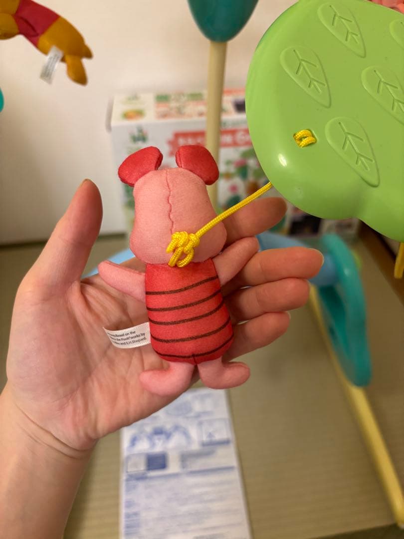 【送料無料】プーメリー くまのプーさん　えらべる回転6wayジムにへんしんメリー