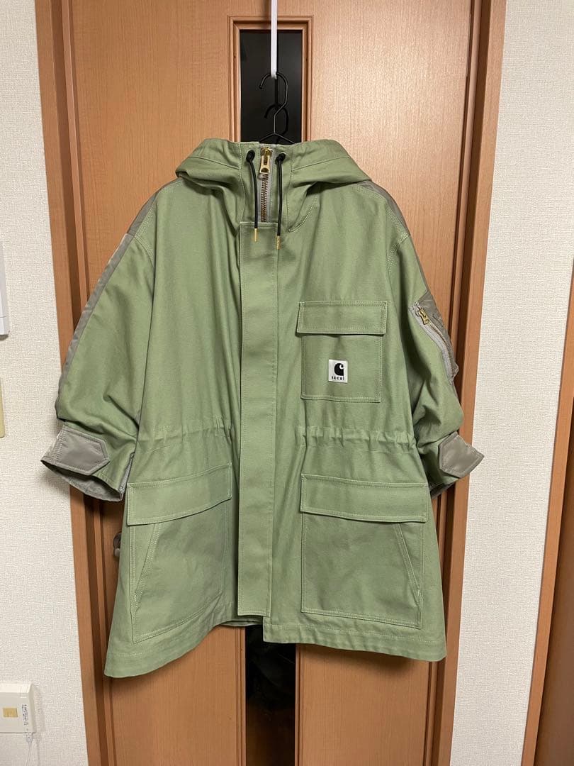 sacai ×Carharttコラボコート/希少サイズ3コレクションカラーサカイ