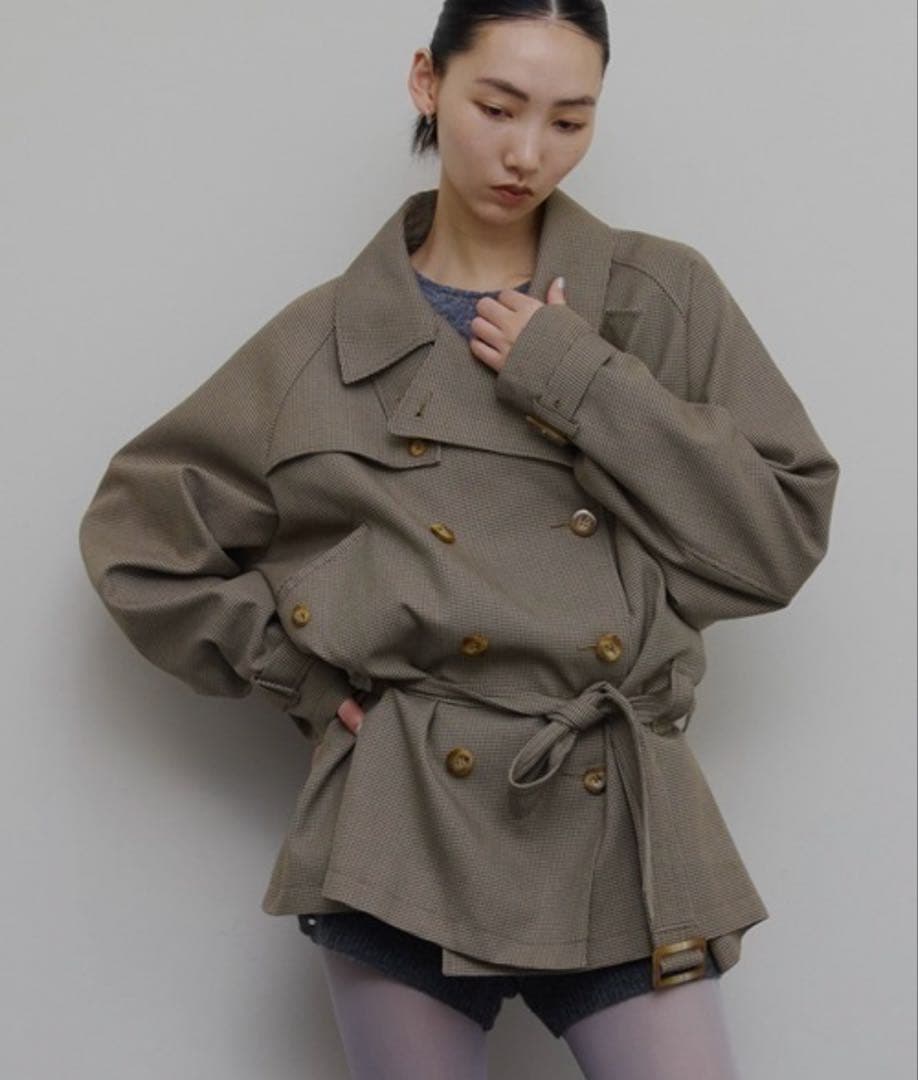 ジャケット・アウター AMERI DADDY MIDI TRENCH COAT Mix