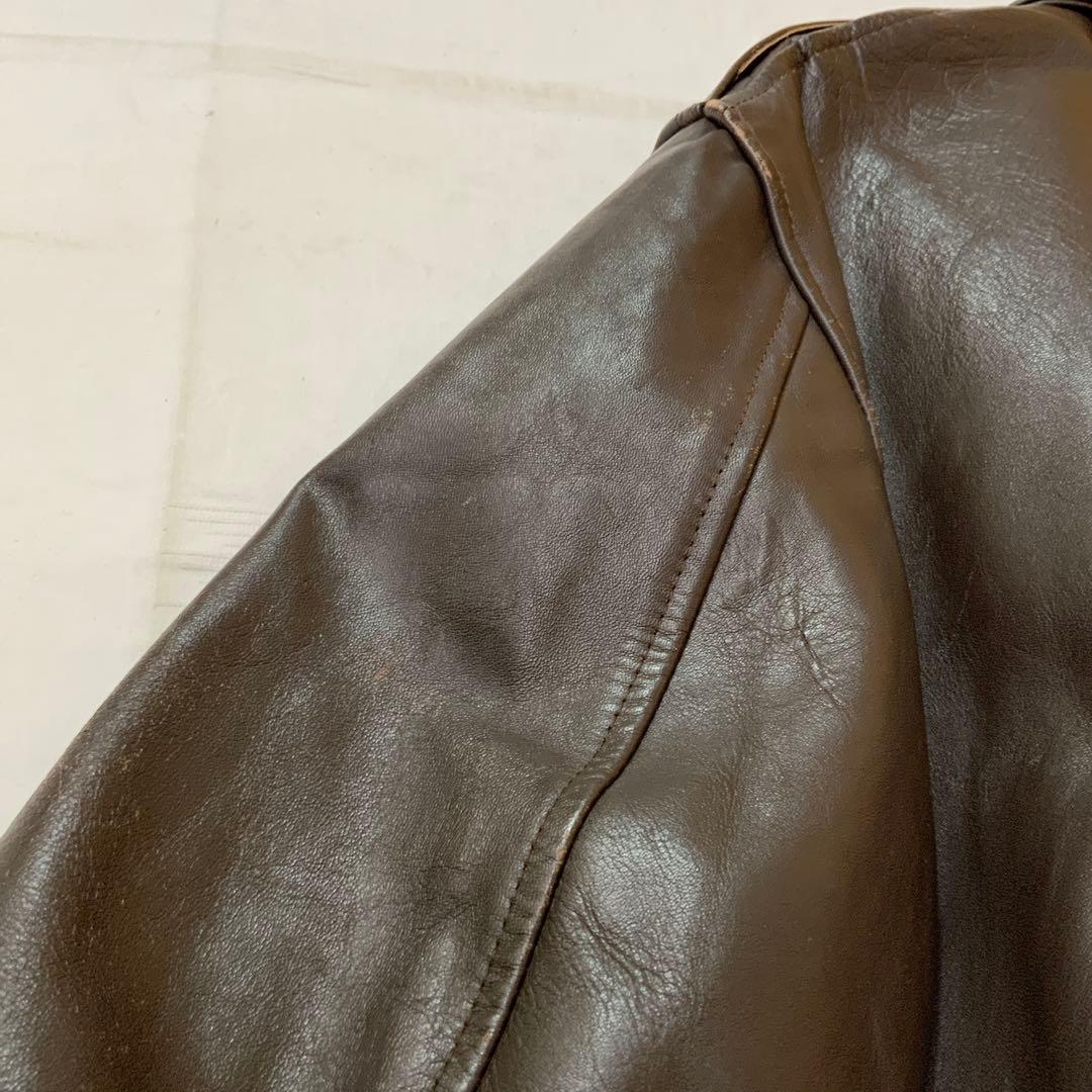 A/W AVIREX A-2 レザージャケット フライトジャケット 40