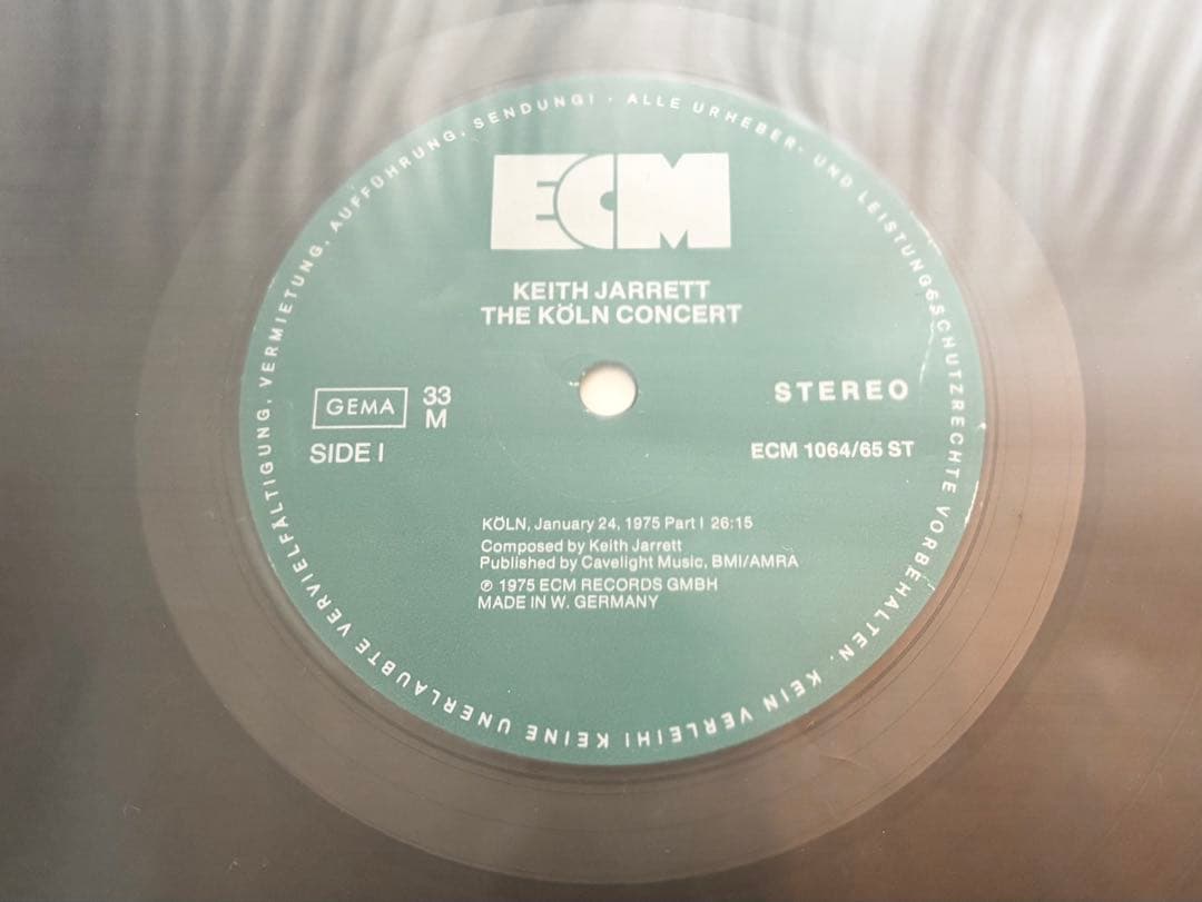 Keith Jarrett / The koln concert LP ドイツ盤