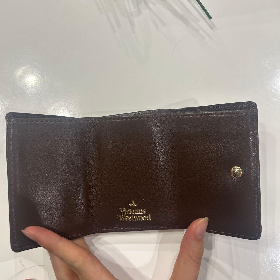 vivienne westwood 三つ折り財布 ブラウン