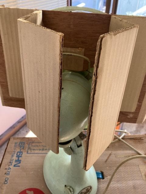 ヴィンテージ昭和家電／三菱扇風機／箱付／指定場所での引き取り限定
