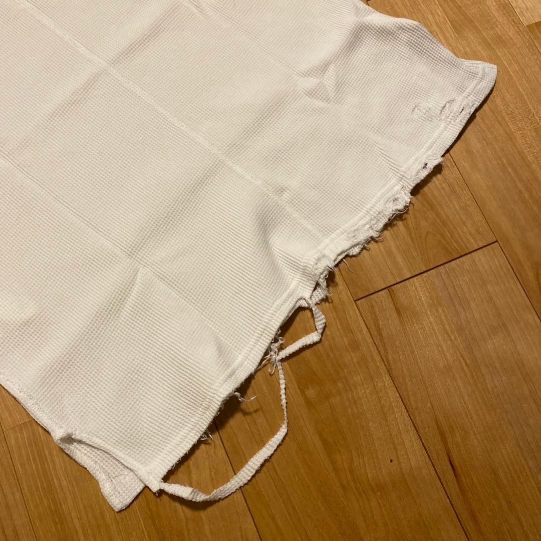 トップス ANCELLM DAMAGE WAFFLE TANKTOP