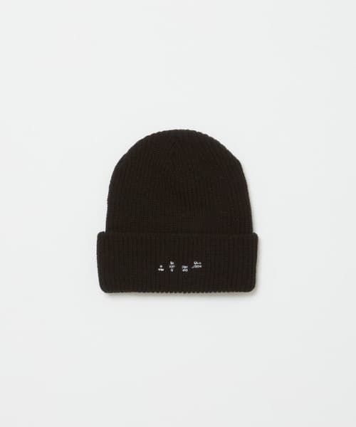 新品未使用 BAL バル BEANIE カフ リブ ビーニー ニット帽 ロゴ