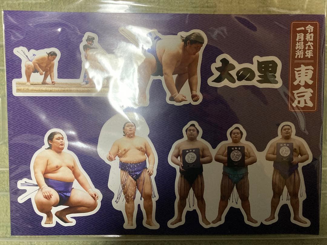 未開封 大相撲 大の里 アクリルスタンド A4ステッカーシート