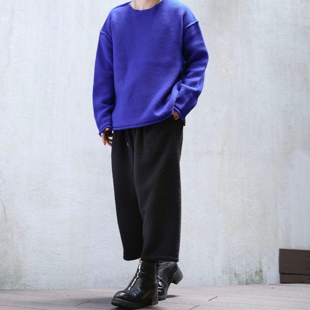 美品✨MB ULTIMATE FABRICウール縮絨サルエルパンツ ブラック S