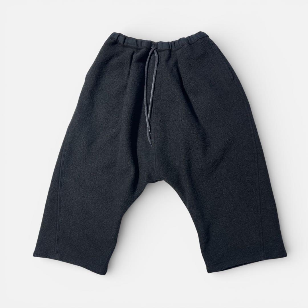 美品✨MB ULTIMATE FABRICウール縮絨サルエルパンツ ブラック S