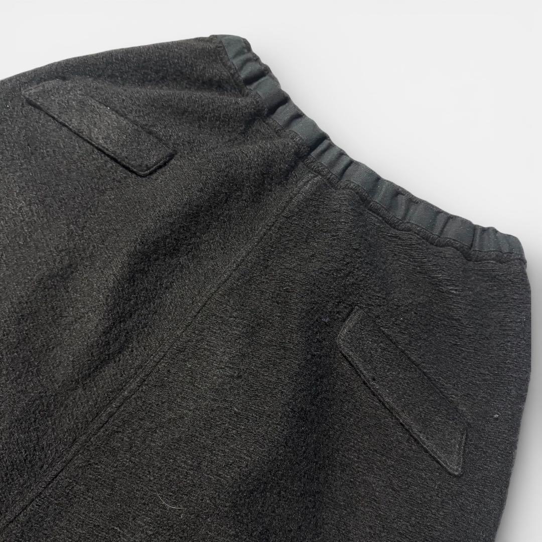 美品✨MB ULTIMATE FABRICウール縮絨サルエルパンツ ブラック S