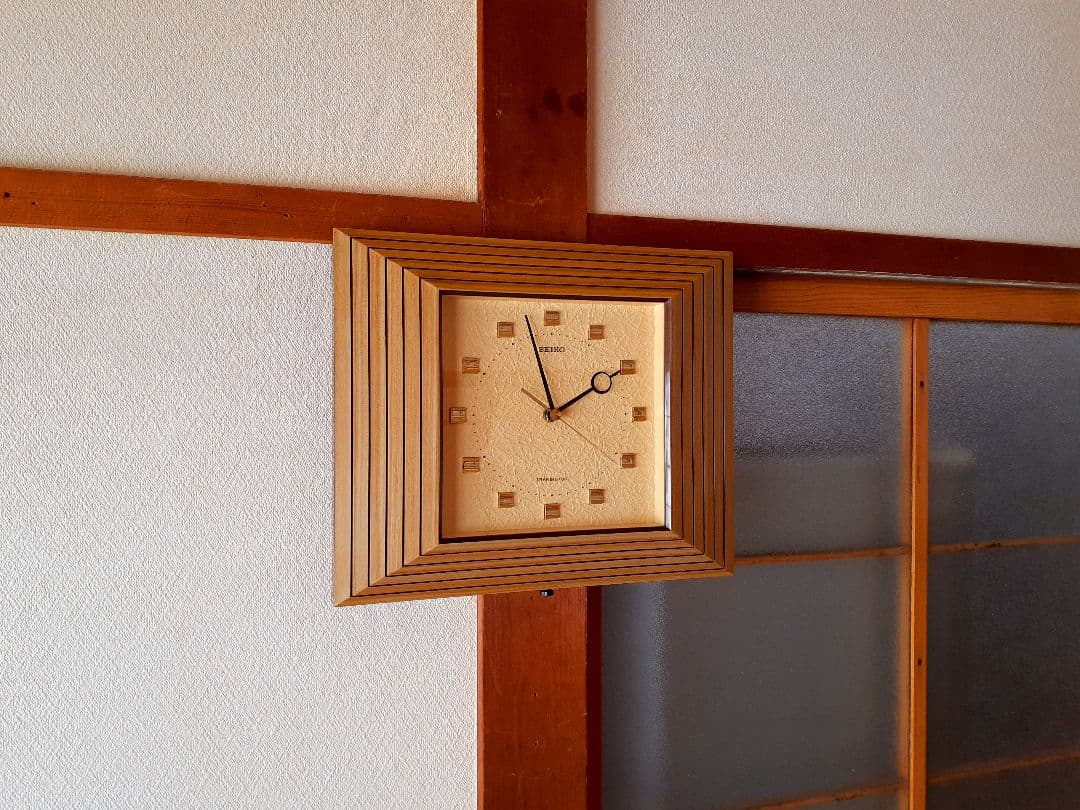 70's　SEIKO　トランジスタ　掛け時計　ミッドセンチュリー　ビンテージ
