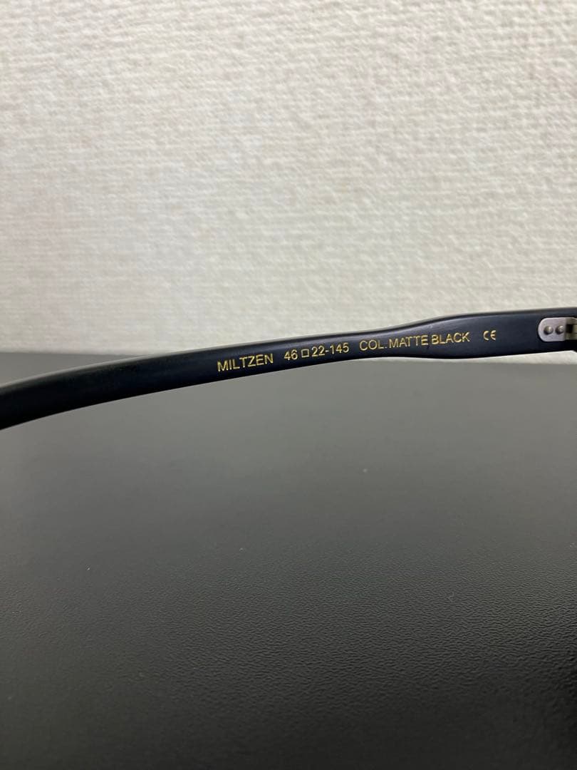 【MOSCOT】MILTZEN マットブラック（パープル）