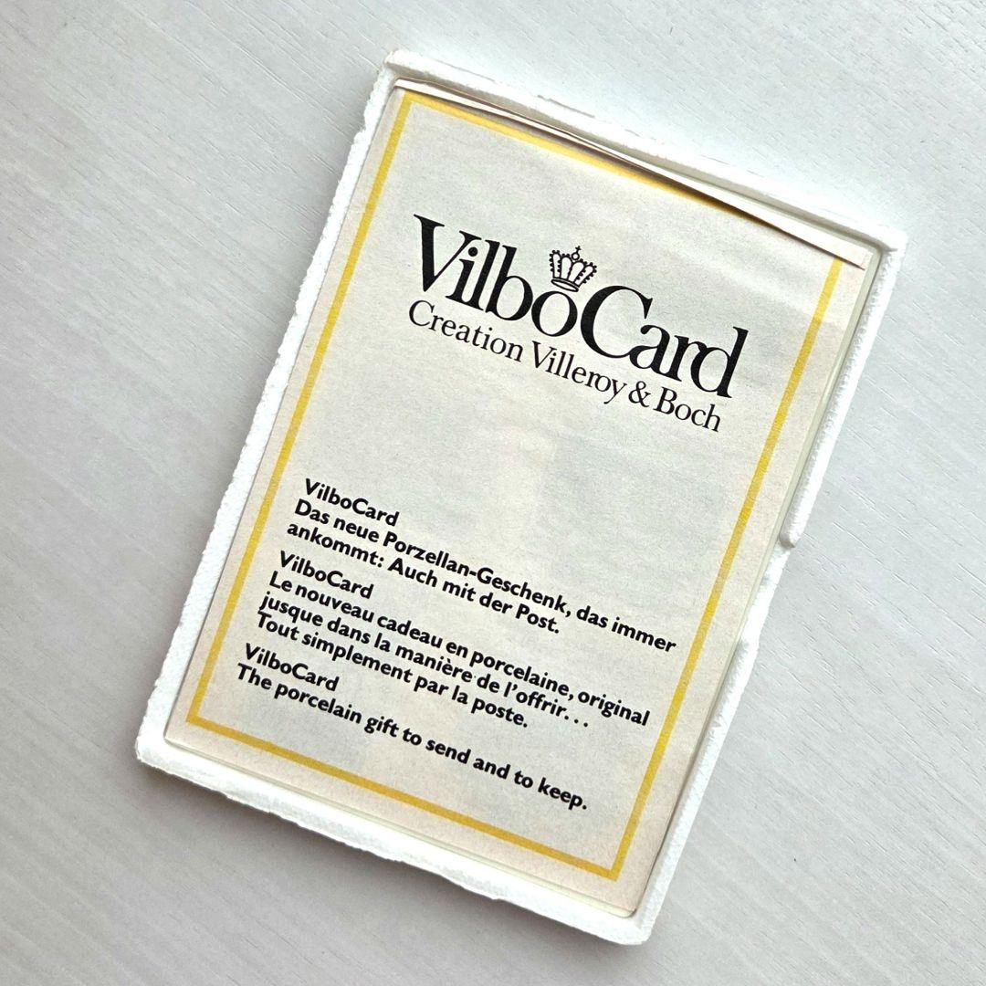 [Villeroy & Boch] レア物 陶器カード VilboCard