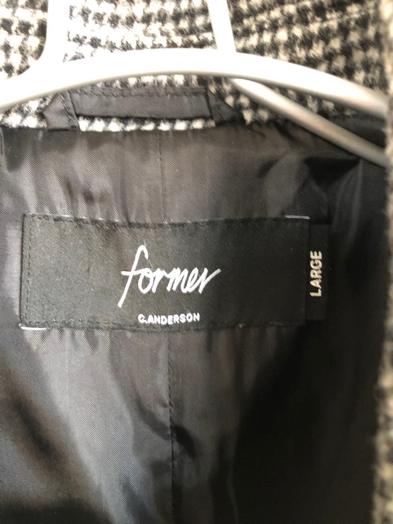 FORMER クレイグアンダーソン チェックウールジャケット フォーマー L
