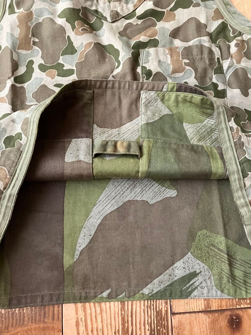 NigelCabourn ナイジェルケーボン リバーシブルベスト 迷彩 46