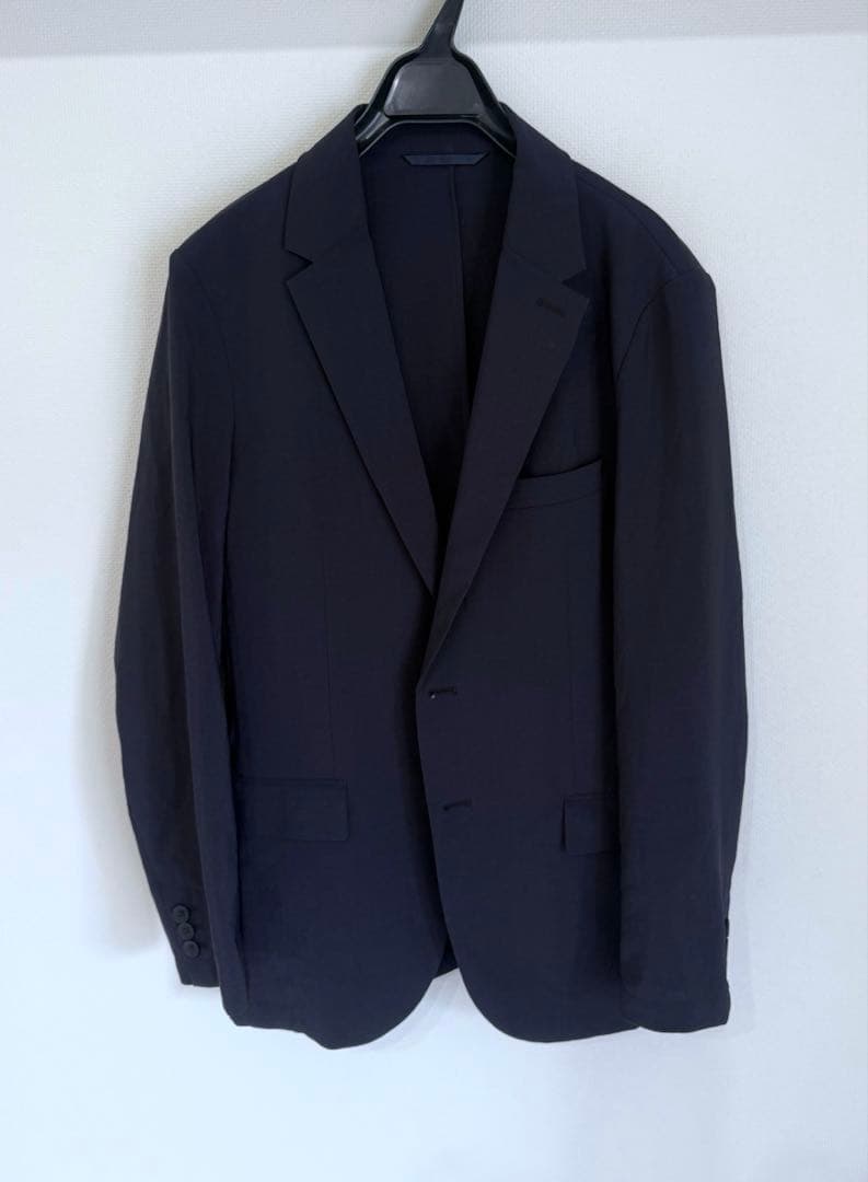 極美品　PLST ジャケット　パンツ　セットアップ　ネイビーM