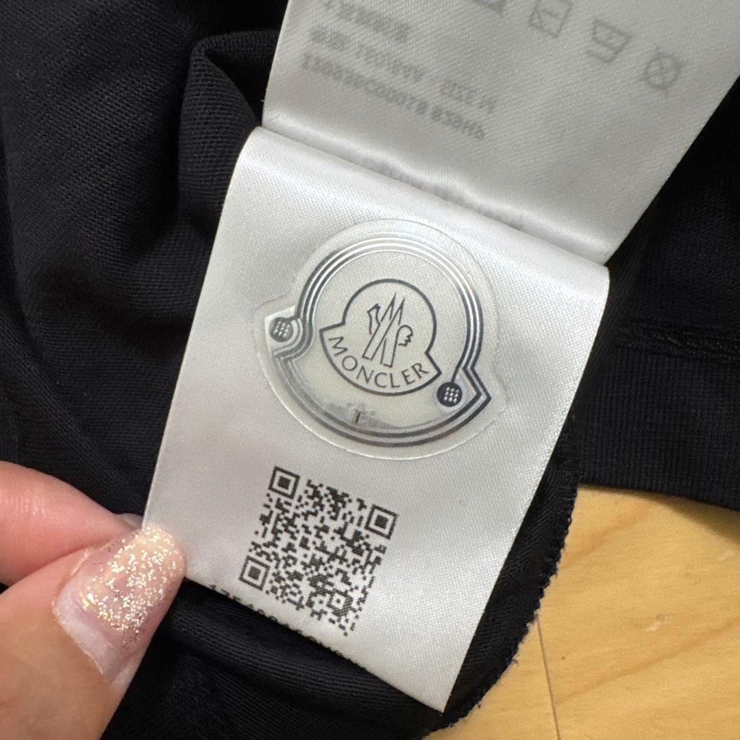 【MONCLER 】レディース モンクレール☆半袖Tシャツ☆ブラック【M】
