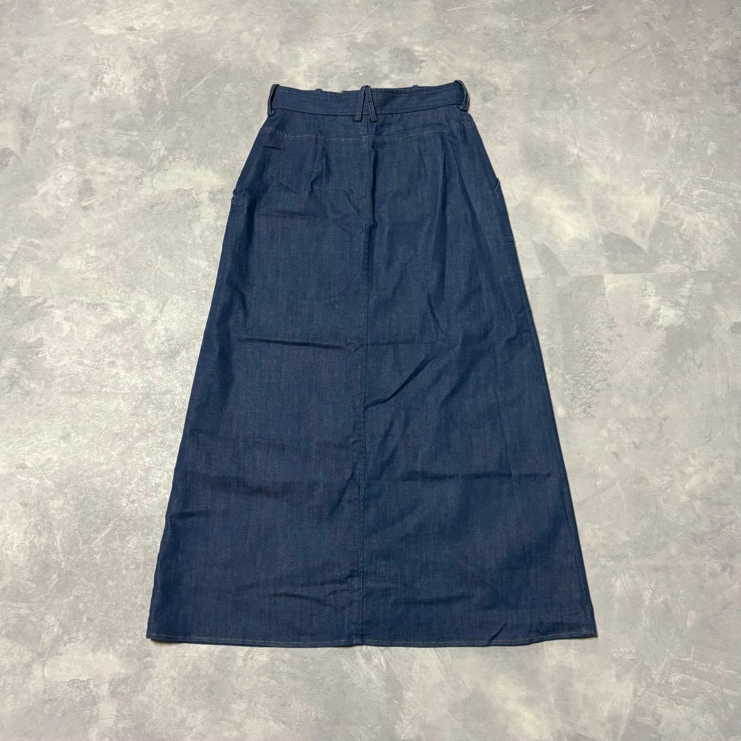 ADEAM アディアム FOXEY フォクシー デニム スカート ロング