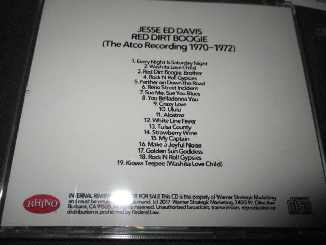 jesse ed davis (RARE SET!! 送料込み!!)