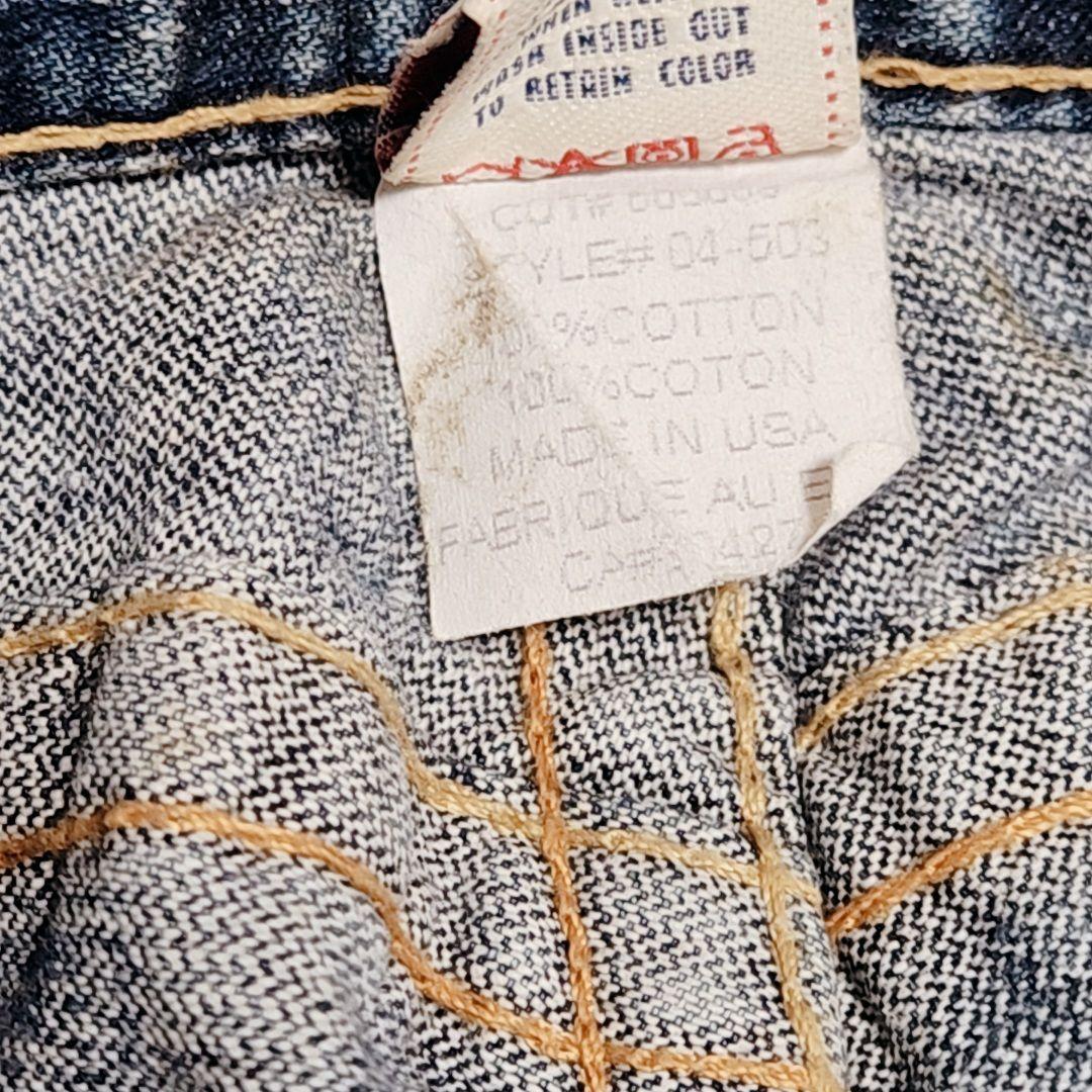 TRUE RELIGION トゥルーレリジョン フレアデニム ダメージ 24